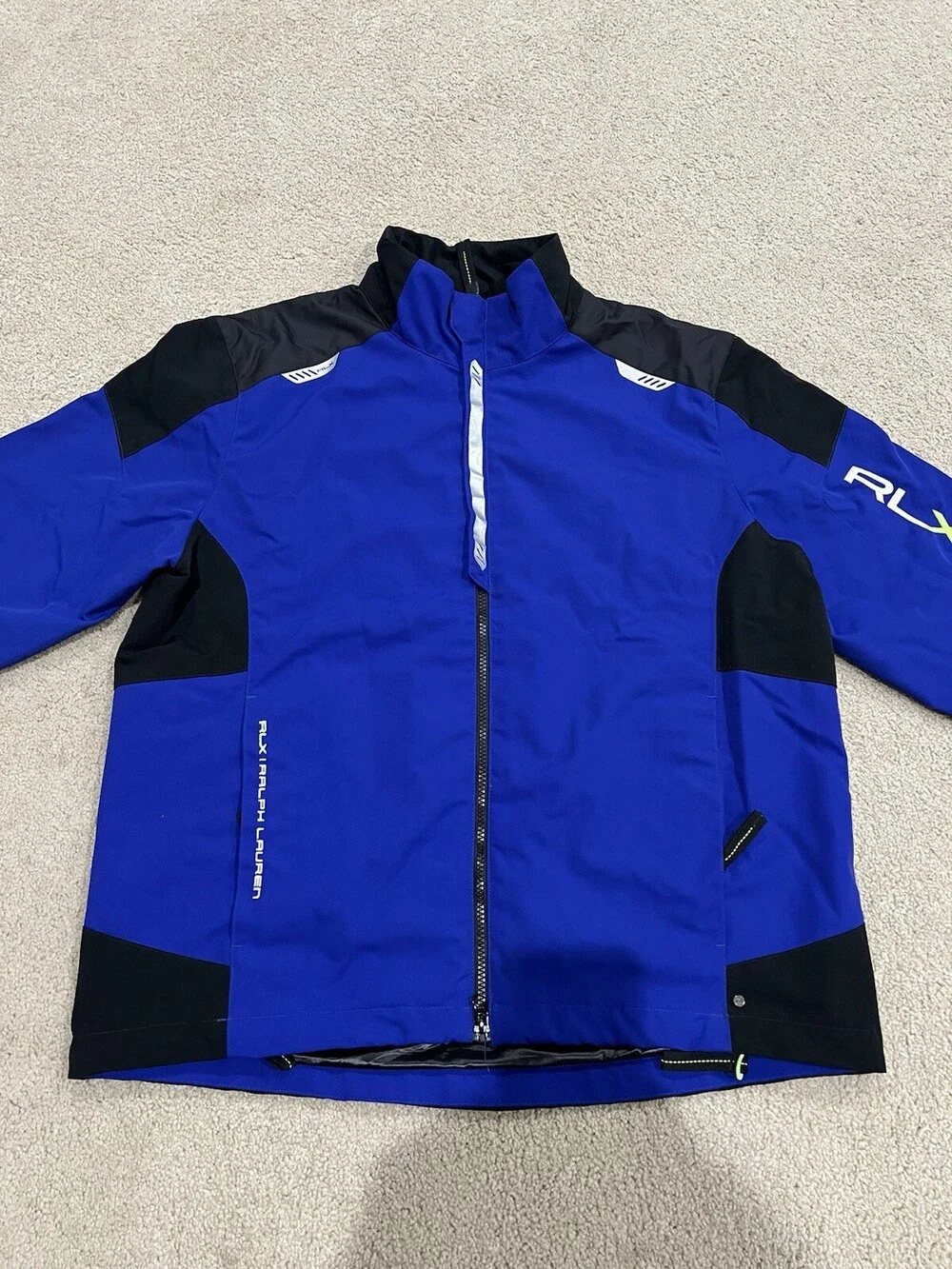 Ralph Lauren RL X Sport Golf Jacket Windbreaker Men's Size Large Electric Blue